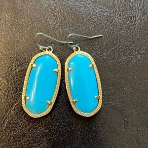 Kendra Scott Turquoise Elle Earrings